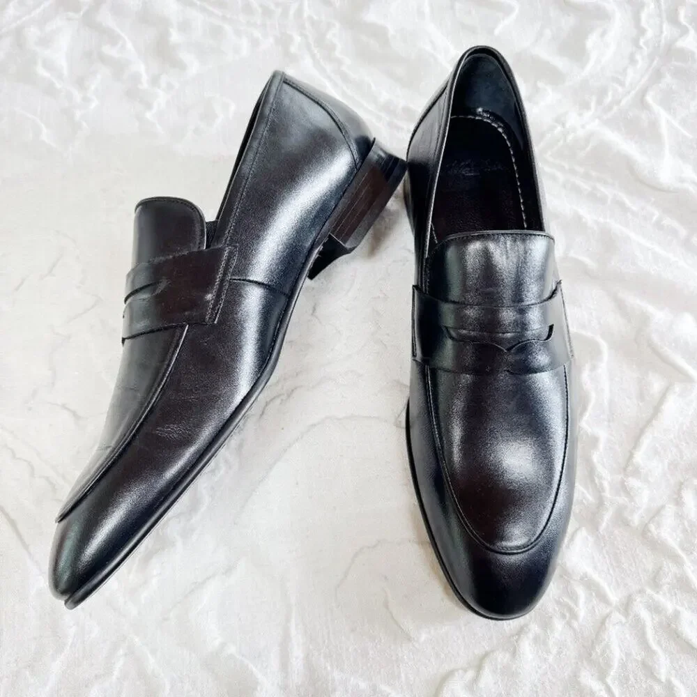 Vellapais Mesa Leather Penny Loafers Size 13 New